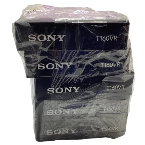 Sony 5-Pack Blank VHS Premium Tapes, 8 Hours Each, New - Picture 2 of 9